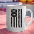 ASL Flag Sign Language Deaf ASL Teacher For Men Women Graphic Print Coffee Mug, gift for family, gift for coworker