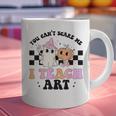 You Can't Scare Me I Teach Art Retro Teacher Ghost Halloween Graphic Print Coffee Mug, gift for family, gift for coworker You Can't Scare Me I Teach Art Retro Teacher Ghost Halloween Graphic Print Coffee Mug, gift for family, gift for coworker