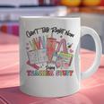 Can't Talk Right Now Doing Teacher Stuff Teacher Stuff Graphic Print Coffee Mug, gift for family, gift for coworker