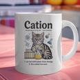 Cation Shirt Cat Science Chemistry Teacher Chemist Pun Graphic Print Coffee Mug, Science Teacher Mugs, gift for family, gift for coworker