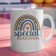 Cute Special Education Leopard Print SPED Teacher Idea Graphic Print Coffee Mug, gift for family, gift for coworker
