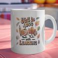 Fall In Love With Learning Teacher Autumn School Graphic Print Coffee Mug, gift for family, gift for coworker Fall In Love With Learning Teacher Autumn School Graphic Print Coffee Mug, gift for family, gift for coworker