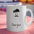 French Teacher Halloween Bonjour Ghost Graphic Print Coffee Mug, gift for family, gift for coworker