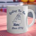 Fun 4th Of July Spilling The Tea Since 1773 History Teacher Graphic Print Coffee Mug, History Teacher Mugs, gift for family, gift for coworker Fun 4th Of July Spilling The Tea Since 1773 History Teacher Graphic Print Coffee Mug, History Teacher Mugs, gift for family, gift for coworker