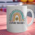 Future Teacher Cute Rainbow Leopard Teacher Outfit For Men Women Girls Kids Graphic Print Coffee Mug, Future Teacher Mugs, gift for family, gift for coworker Future Teacher Cute Rainbow Leopard Teacher Outfit For Men Women Girls Kids Graphic Print Coffee Mug, Future Teacher Mugs, gift for family, gift for coworker