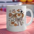 Ghost Reading Books Halloween Bow Spooky Teacher Student Graphic Print Coffee Mug, gift for family, gift for coworker Ghost Reading Books Halloween Bow Spooky Teacher Student Graphic Print Coffee Mug, gift for family, gift for coworker