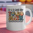 Good Day To Do Math Teacher Vintage Groovy Nerd Women Men Graphic Print Coffee Mug, Groovy Teacher Mugs, gift for family, gift for coworker