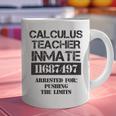 Halloween Calculus Teacher Prisoner Costume Graphic Print Coffee Mug, gift for family, gift for coworker