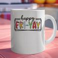 Happy Fri-Yay Friday Lovers Teacher Fri Yay Weekend Graphic Print Coffee Mug, gift for family, gift for coworker
