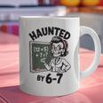 Haunted 67 Skeleton Math Teacher Halloween Costume Math Pun Graphic Print Coffee Mug, gift for family, gift for coworker Haunted 67 Skeleton Math Teacher Halloween Costume Math Pun Graphic Print Coffee Mug, gift for family, gift for coworker