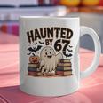 Haunted By 67 Teacher Ghost Pumpkin Halloween Costum Graphic Print Coffee Mug, gift for family, gift for coworker Haunted By 67 Teacher Ghost Pumpkin Halloween Costum Graphic Print Coffee Mug, gift for family, gift for coworker