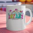 Infant Teacher Floral First Day Back To School Teaching Graphic Print Coffee Mug, gift for family, gift for coworker Infant Teacher Floral First Day Back To School Teaching Graphic Print Coffee Mug, gift for family, gift for coworker