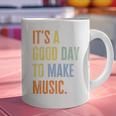 It's A Good Day To Make Music Music Lover Teacher Graphic Print Coffee Mug, gift for family, gift for coworker It's A Good Day To Make Music Music Lover Teacher Graphic Print Coffee Mug, gift for family, gift for coworker
