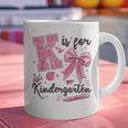 K Is For Kindergarten Teacher Coquette Bow Back To School Graphic Print Coffee Mug, gift for family, gift for coworker K Is For Kindergarten Teacher Coquette Bow Back To School Graphic Print Coffee Mug, gift for family, gift for coworker