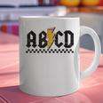 Lightning Pencil Rock'n Roll ABCD Teacher Back To School Kid Graphic Print Coffee Mug, gift for family, gift for coworker Lightning Pencil Rock'n Roll ABCD Teacher Back To School Kid Graphic Print Coffee Mug, gift for family, gift for coworker