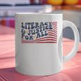 Literacy Justice For All Teacher Graphic Print Coffee Mug, gift for family, gift for coworker Literacy Justice For All Teacher Graphic Print Coffee Mug, gift for family, gift for coworker