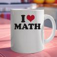 I Love Math Teacher Graphic Print Coffee Mug, gift for family, gift for coworker