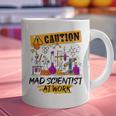 Mad Scientist Halloween Costume Science Teacher Graphic Print Coffee Mug, Science Teacher Mugs, gift for family, gift for coworker
