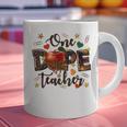 One Dope Teacher Graphic Print Coffee Mug, gift for family, gift for coworker One Dope Teacher Graphic Print Coffee Mug, gift for family, gift for coworker