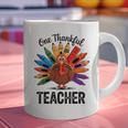 One Thankful Teacher Thanksgiving TurkeyCute Pencil Graphic Print Coffee Mug, gift for family, gift for coworker