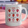 Preschool Is My Jam Strawberry Teacher First Day Of School Graphic Print Coffee Mug, gift for family, gift for coworker