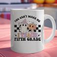 Retro You Can't Scare Me I Teach 5th Grade Teacher Halloween Graphic Print Coffee Mug, gift for family, gift for coworker