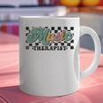 Retro Checkered Music Therapist Squad Music Therapy Teacher For Men Women Graphic Print Coffee Mug, gift for family, gift for coworker Retro Checkered Music Therapist Squad Music Therapy Teacher For Men Women Graphic Print Coffee Mug, gift for family, gift for coworker