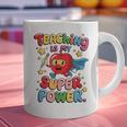 Retro Teaching Is My Superpower Apple Teacher Appreciation Graphic Print Coffee Mug, gift for family, gift for coworker Retro Teaching Is My Superpower Apple Teacher Appreciation Graphic Print Coffee Mug, gift for family, gift for coworker