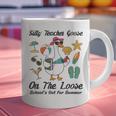 Silly Teacher Goose On The Loose School Out Summer Women Men Graphic Print Coffee Mug, gift for family, gift for coworker Silly Teacher Goose On The Loose School Out Summer Women Men Graphic Print Coffee Mug, gift for family, gift for coworker
