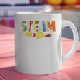 Steam Teacher Science Tech Engineering Arts Maker Graphic Print Coffee Mug, Science Teacher Mugs, gift for family, gift for coworker