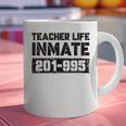 Teacher Life Jail Inmate Prisoner Halloween Costume Graphic Print Coffee Mug, gift for family, gift for coworker
