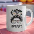 Teacher Para Life Tee Paraprofessional Cute Messy Bun Graphic Print Coffee Mug, gift for family, gift for coworker Teacher Para Life Tee Paraprofessional Cute Messy Bun Graphic Print Coffee Mug, gift for family, gift for coworker