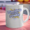 TEACHING IS MY SUPER POWER Teacher Appreciation Graphic Print Coffee Mug, Super Teacher Mugs, gift for family, gift for coworker TEACHING IS MY SUPER POWER Teacher Appreciation Graphic Print Coffee Mug, Super Teacher Mugs, gift for family, gift for coworker