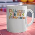 Teaching Is My Superpower Vintage Groovy University Teacher Graphic Print Coffee Mug, Groovy Teacher Mugs, gift for family, gift for coworker Teaching Is My Superpower Vintage Groovy University Teacher Graphic Print Coffee Mug, Groovy Teacher Mugs, gift for family, gift for coworker