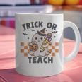 Trick Or Teach Teacher Graphic Print Coffee Mug, gift for family, gift for coworker Trick Or Teach Teacher Graphic Print Coffee Mug, gift for family, gift for coworker