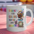Turkey Thanksgiving Art Teacher Costume Tee For Artists Graphic Print Coffee Mug, gift for family, gift for coworker