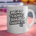 Weird Teachers Build Character School Pun Graphic Print Coffee Mug, gift for family, gift for coworker Weird Teachers Build Character School Pun Graphic Print Coffee Mug, gift for family, gift for coworker