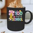 100 Days Of School Preppy 100th Day Of School Teachers Girls Graphic Print Coffee Mug, novelty gifts, funny gifts