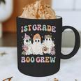 1st Grade Boo Crew Groovy Halloween Floral Ghost Kid Teacher Graphic Print Coffee Mug, novelty gifts, funny gifts 1st Grade Boo Crew Groovy Halloween Floral Ghost Kid Teacher Graphic Print Coffee Mug, novelty gifts, funny gifts