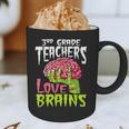 3rd Grade Teachers Love Brains Zombie Teacher Halloween Graphic Print Coffee Mug, novelty gifts, funny gifts