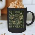 5th Grade Teacher Student Camo Bow Back To School Graphic Print Coffee Mug, novelty gifts, funny gifts