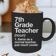 7th Grade Teacher Definition Back To School First Day Graphic Print Coffee Mug, novelty gifts, funny gifts