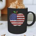 American Flag Teachers Students Apple 4th Of July Vintage Graphic Print Coffee Mug, novelty gifts, funny gifts American Flag Teachers Students Apple 4th Of July Vintage Graphic Print Coffee Mug, novelty gifts, funny gifts