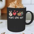 Art Teacher Peace Love Art For Artists And Painters Graphic Print Coffee Mug, novelty gifts, funny gifts Art Teacher Peace Love Art For Artists And Painters Graphic Print Coffee Mug, novelty gifts, funny gifts