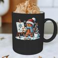 Artist Gingerbread Painter Art Teacher Student Christmas Graphic Print Coffee Mug, novelty gifts, funny gifts
