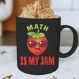 Back To School Math Is My Jam Math Teacher Graphic Print Coffee Mug, novelty gifts, funny gifts