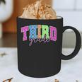 Back To School Neon Checkered Third Grade Colorful Teacher Graphic Print Coffee Mug, novelty gifts, funny gifts Back To School Neon Checkered Third Grade Colorful Teacher Graphic Print Coffee Mug, novelty gifts, funny gifts