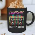 Back To School Retro Technology Is My Jam 80's Teacher Graphic Print Coffee Mug, novelty gifts, funny gifts Back To School Retro Technology Is My Jam 80's Teacher Graphic Print Coffee Mug, novelty gifts, funny gifts