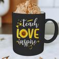 Back To School Teach Love And Inspire Teacher Sunflower Graphic Print Coffee Mug, novelty gifts, funny gifts Back To School Teach Love And Inspire Teacher Sunflower Graphic Print Coffee Mug, novelty gifts, funny gifts