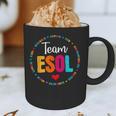 Back To School Teachers Crew Students Team ESOL Teacher Graphic Print Coffee Mug, novelty gifts, funny gifts
